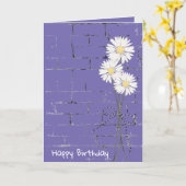 Birthday Daisy Bouquet auf Brick Karte (Gelbe Blume)