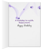 Birthday Daisy Bouquet in Lila Sneakers (Innen (Rechts))