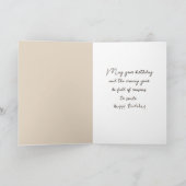 Birthday Daisy Bouquet in Old Milk Can Karte (Innenseite)