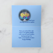 Birthday Daisy Cake - anpassen Karte (Innenseite)