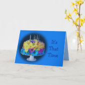 Birthday Daisy Cake - anpassen Karte (Gelbe Blume)