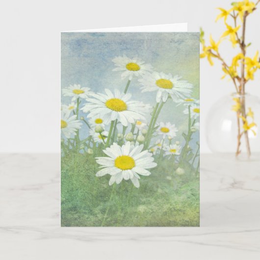 Birthday Daisy Field Karte (Gelbe Blume)