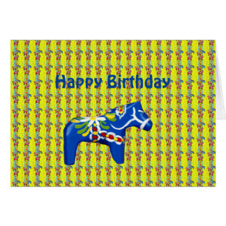 Birthday Dala Horse