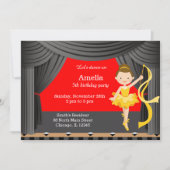 Birthday Dancer Einladung (Vorderseite)