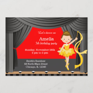 Birthday Dancer Einladung