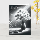 Birthday Dandelion Bunch Karte (Gelbe Blume)