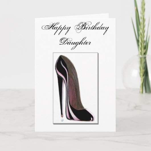 Birthday Daughter Card Karte (Vorderseite)