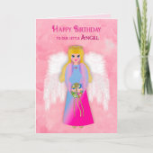 Birthday Daughter Unser Engel Angelgel Engel Karte (Vorderseite)