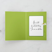 Birthday Dew Drop Daisy Karte (Innenseite)