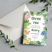 Birthday Dinosaur Einladung