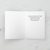 Birthday Dinosaur Pattern Jurassic World Karte (Innenseite)