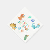 Birthday Dinosaur Serviette (Ecke)