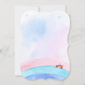 Birthday Dinosaurier Rennfahrer Red Racing Childre Einladung (Rückseite)