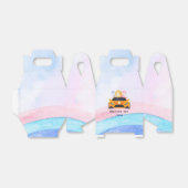 Birthday Dinosaurier Rennwagen gelber Junge Name Geschenkschachtel (Ungefaltet)