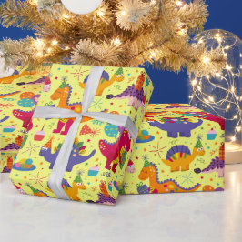 Birthday Dinosaurier Wrapping Paper Geschenkpapier