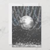 Birthday Disco Party Einladung (Rückseite)