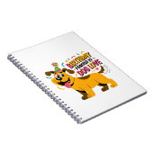 Birthday Dog Love Party Illustration Notizblock (Rechte Seite)