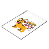 Birthday Dog Love Party Illustration Notizblock (Linke Seite)