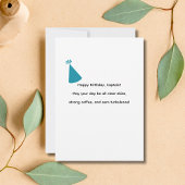 Birthday Dog Pilot Aviator Sunglasses Plane Funny Karte