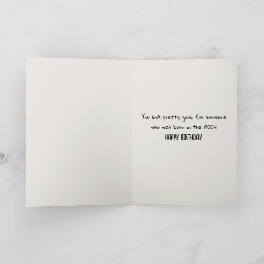 Birthday Dog Tail with Sunglasses Karte (Innenseite)