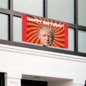 BIRTHDAY DONALD TRUMP PARTY BANNER (Äußeres Gebäude)
