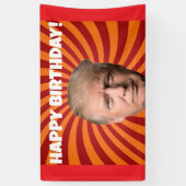 BIRTHDAY DONALD TRUMP PARTY BANNER (Vertikal)