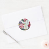 Birthday Dove Runder Aufkleber (Umschlag)