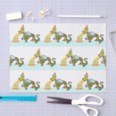 Birthday Dragon Seidenpapier (Handwerk)