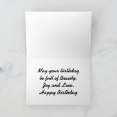 Birthday Dragonfly Karte (Innenseite)