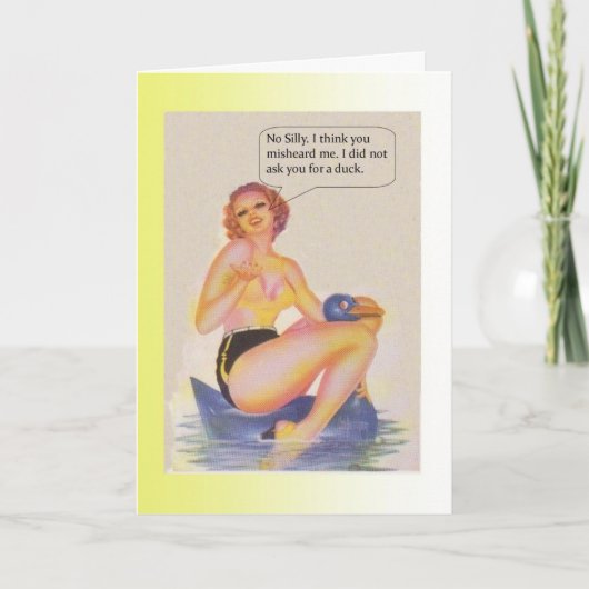 Birthday Duck Karte (Vorderseite)