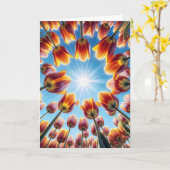 Birthday Dutch Tulip Garden Karte (Gelbe Blume)