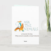 Birthday/Eichhörnchen/Wren Karte (Rückseite)