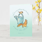 Birthday/Eichhörnchen/Wren Karte (Gelbe Blume)