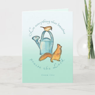 Birthday/Eichhörnchen/Wren Karte