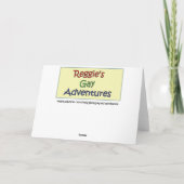 Birthday Eiffel Tower Gay Karte (Rückseite)