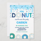 Birthday Einladen Sie nicht Gewollt, um diese zu v Einladung (Vorderseite)