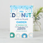 Birthday Einladen Sie nicht Gewollt, um diese zu v Einladung (Stehend Vorderseite)