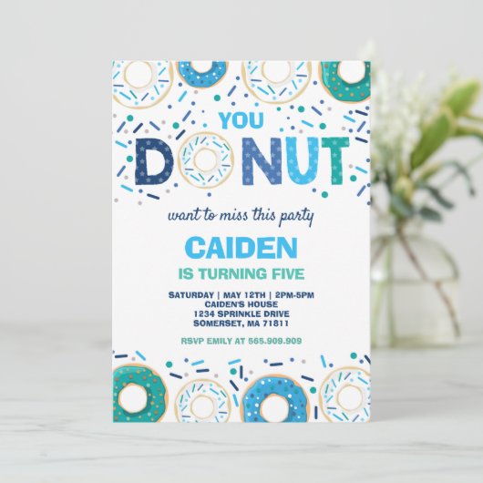 Birthday Einladen Sie nicht Gewollt, um diese zu v Einladung (Stehend Vorderseite)