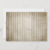 Birthday Einladung Chalkboard Rustikale Erwachsene (Rückseite)