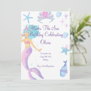 Birthday Einladung für Mädchen Geburtstag von Merm