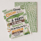 Birthday Einladung in Sumpf | Alligator | Krokodil