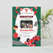 Birthday Einladung - mit Foto (Stehend Vorderseite)