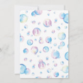 Birthday Einladung Pop auf (Rückseite)