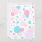 Birthday Einladung, Pop auf über Einladung (Rückseite)