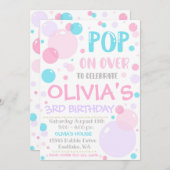 Birthday Einladung, Pop auf über Einladung (Vorne/Hinten)