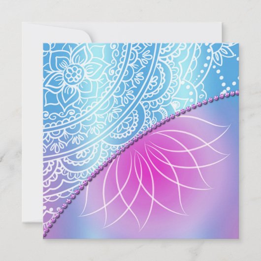 Birthday Einladung von Lace & Pearl (Vorderseite)