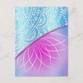 Birthday Einladung von Lace & Pearl Postkarte