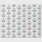 Birthday Elefant Geschenkpapier (Flach)