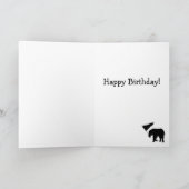 Birthday Elephant Karte (Innenseite)