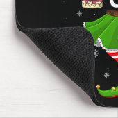 Birthday Elf Christmas Family Girls Women Elf Squa Mousepad (Ecke)